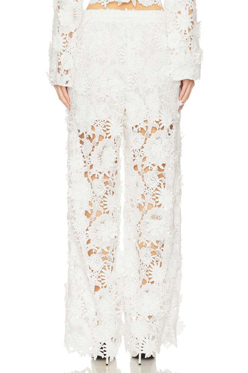revolve Adrian Floral Lace Pants - 4