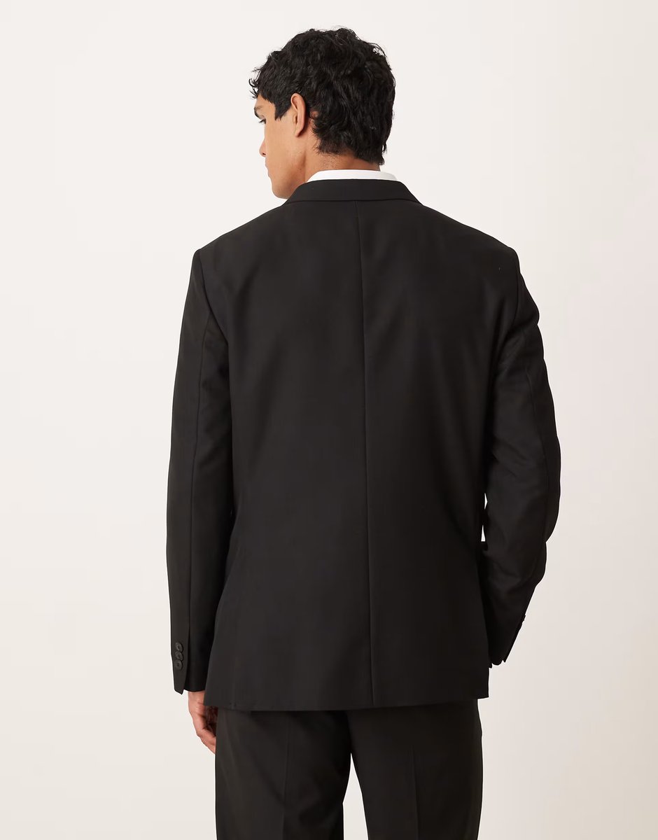ASOS Mango pintor suite blazer in black co-ord 1 - 3