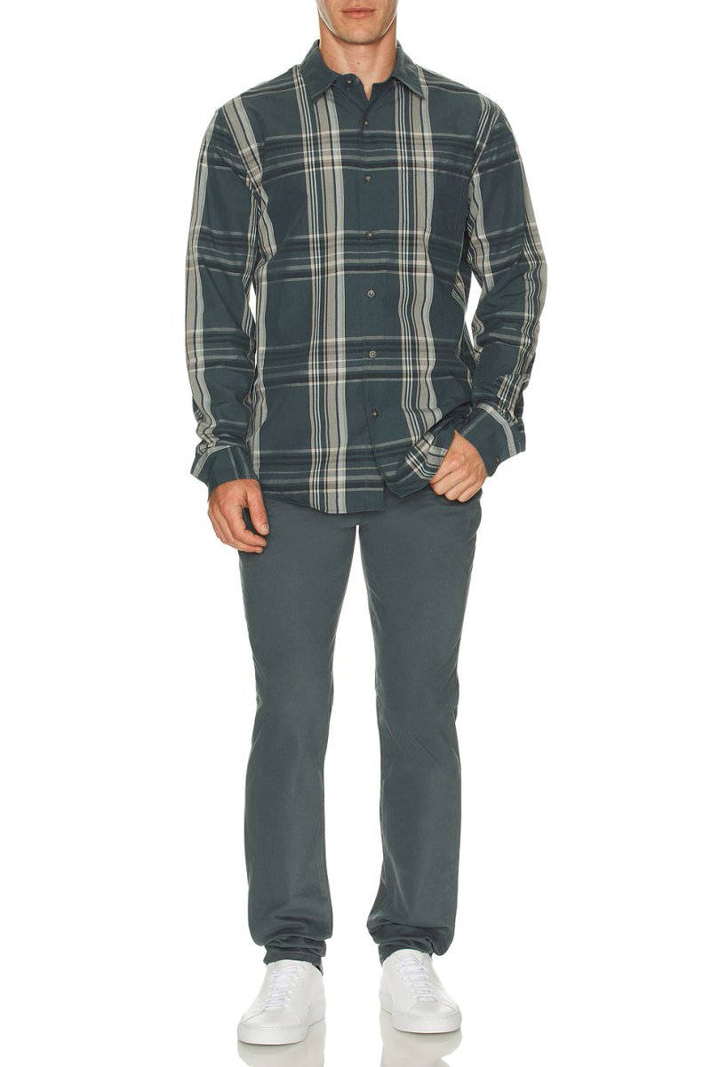 revolve Lorimer Plaid French Placket Shirt - 4