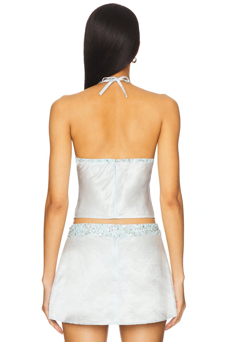 revolve x REVOLVE Marina Hand Beaded Top - 3