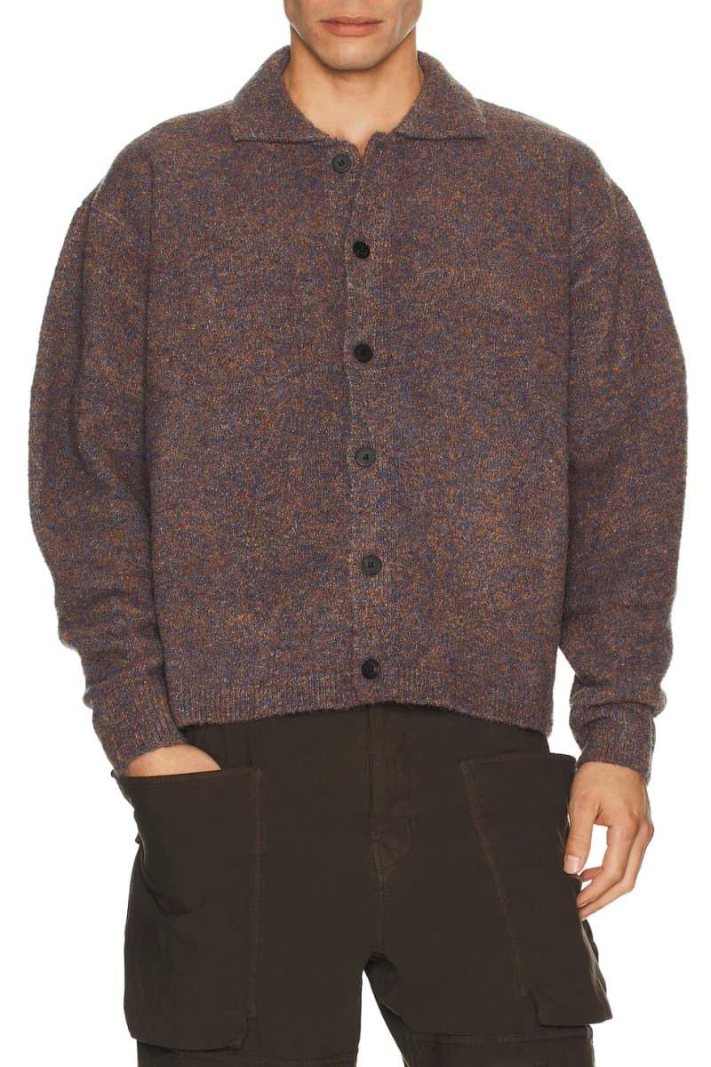 revolve Boucle Button Down Cardigan