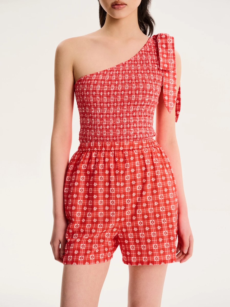 OMNES Joshua Gingham Floral Shorts - 2