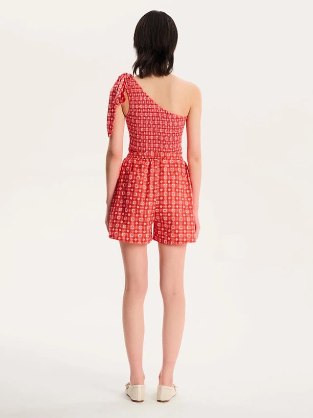OMNES Joshua Gingham Floral Shorts - 3