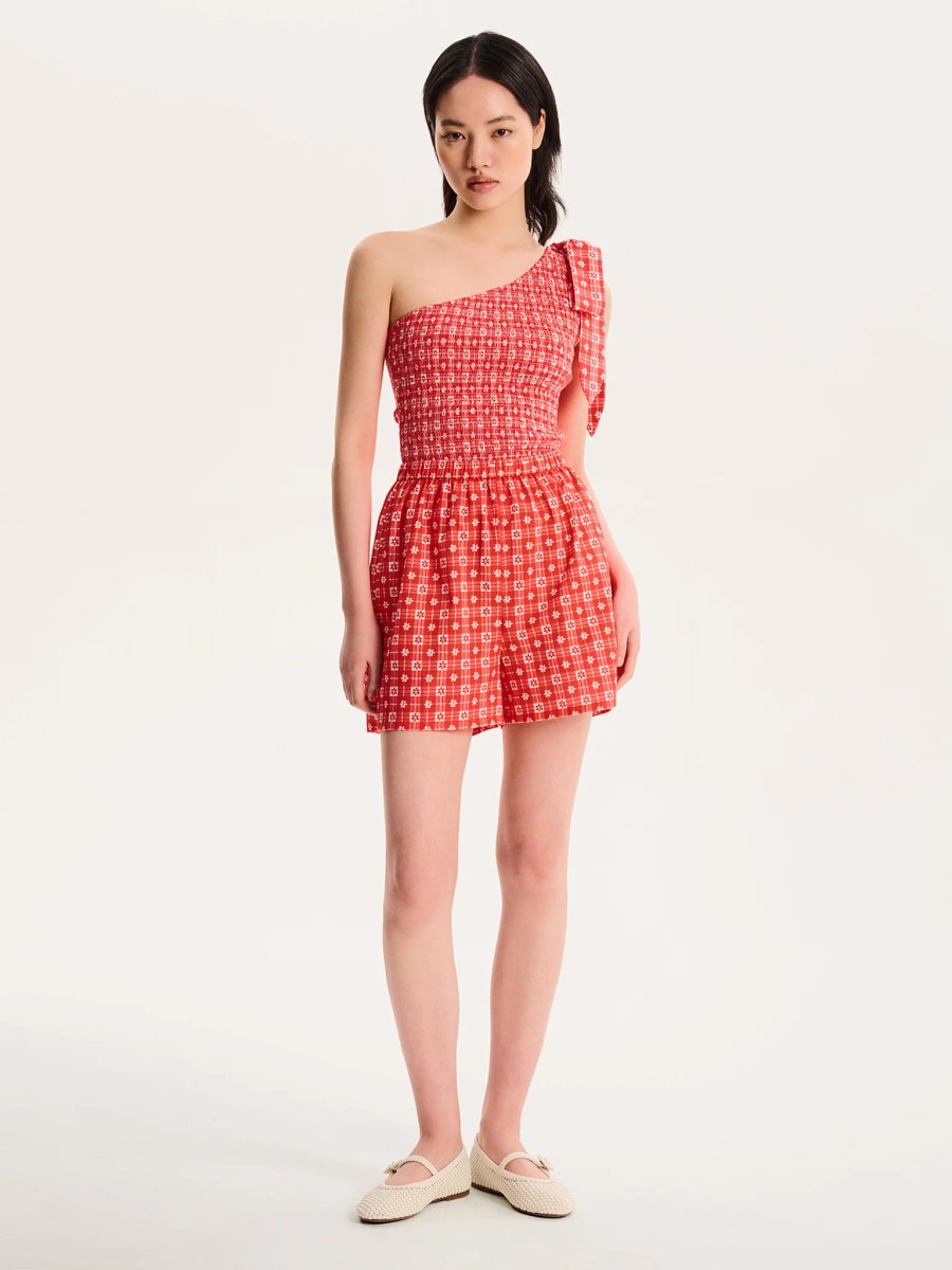 OMNES Joshua Gingham Floral Shorts - 4