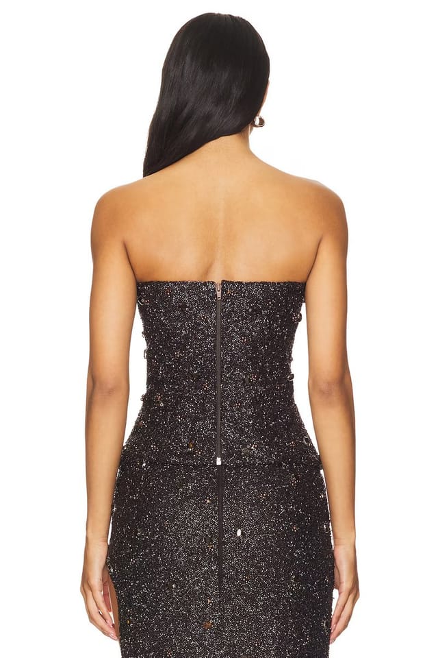 revolve Mesh Strapless Top - 3