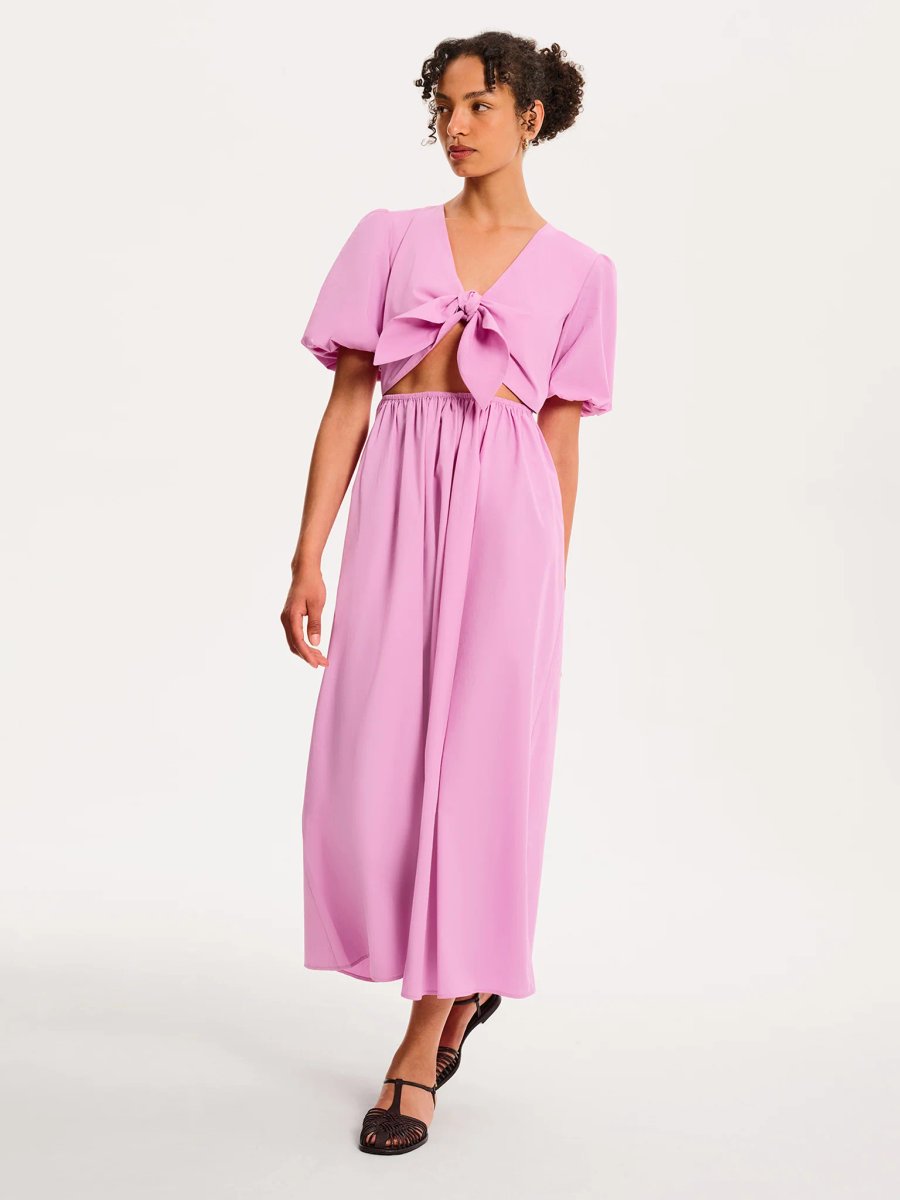 OMNES Joy Midi Dress in Lilac - 2