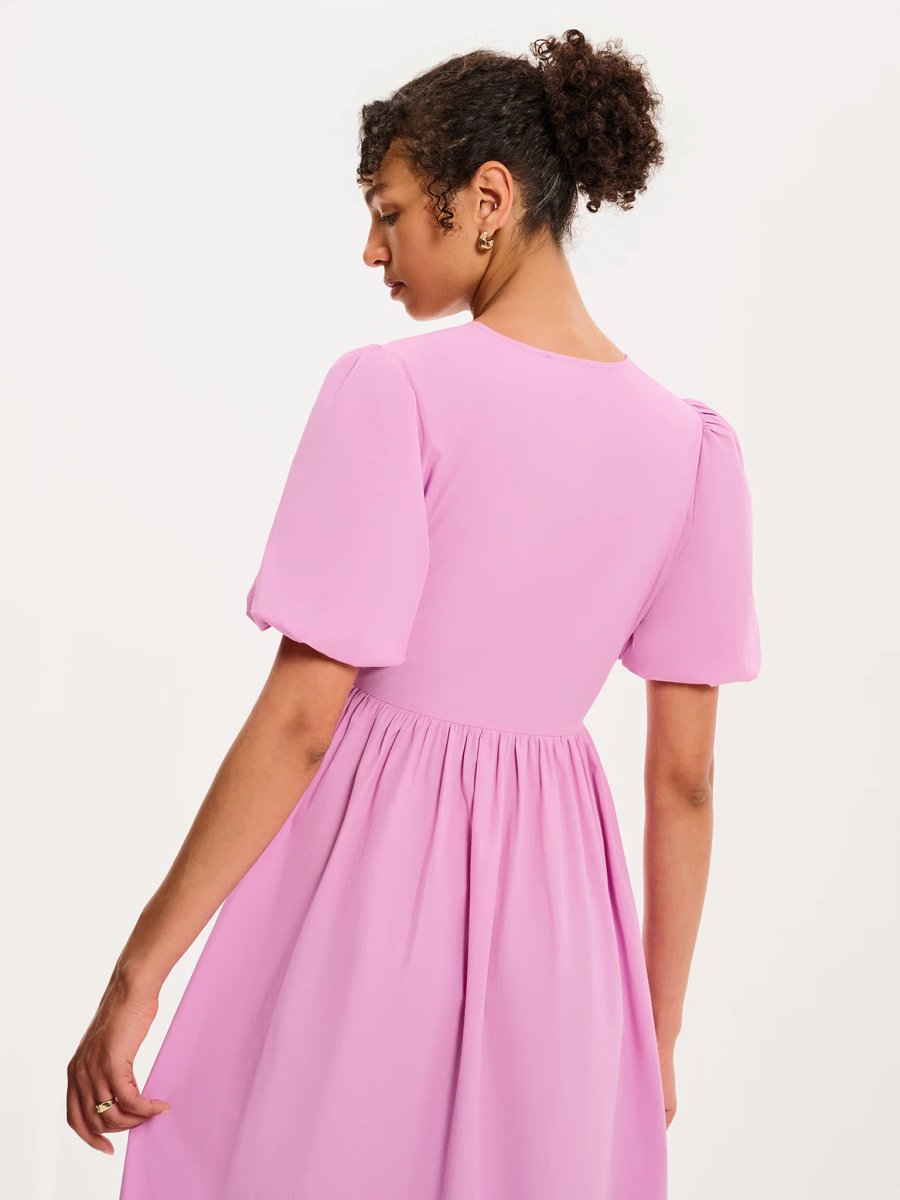 OMNES Joy Midi Dress in Lilac - 4