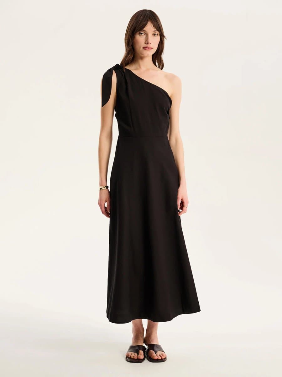 OMNES Junaya Dress in Black