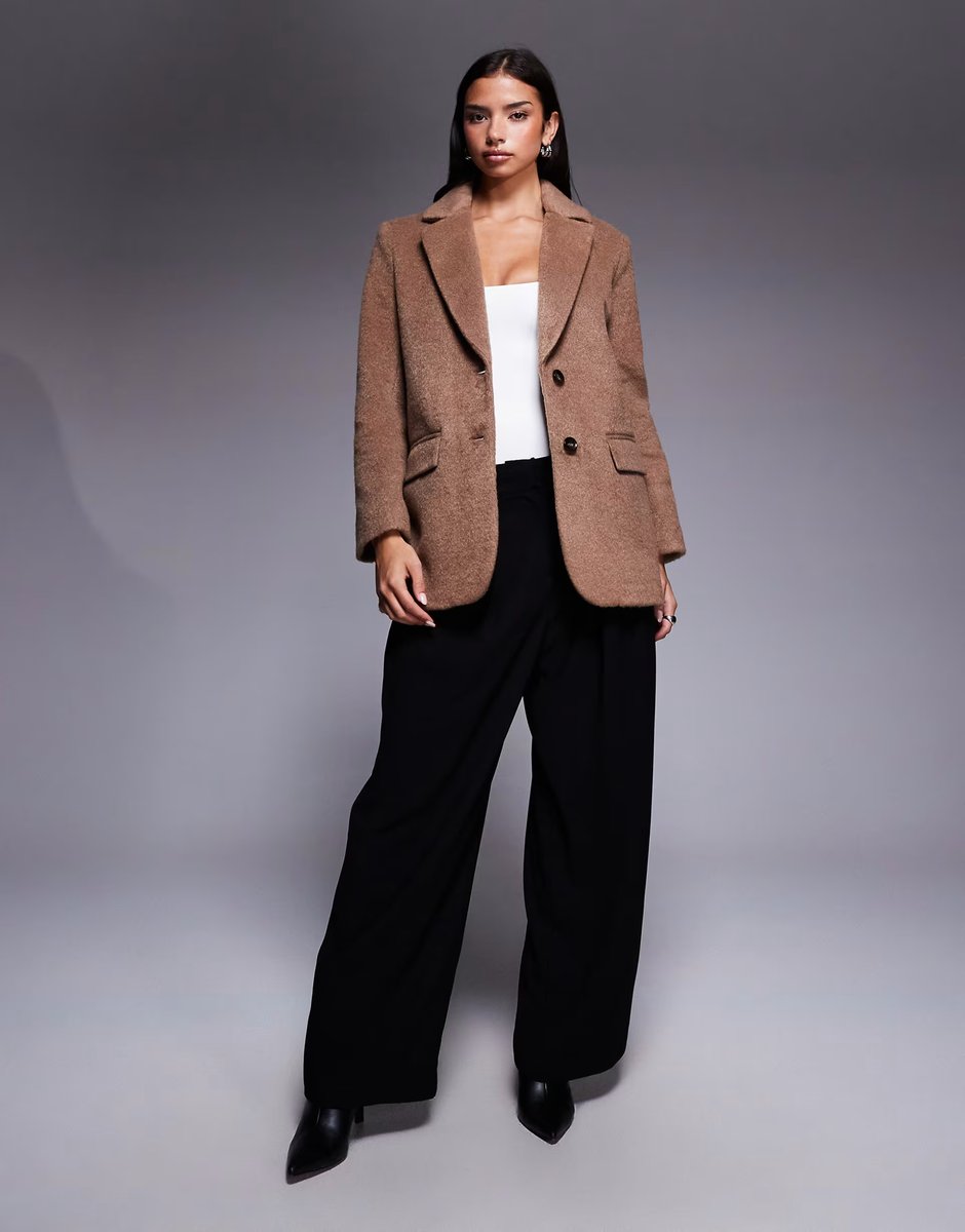 ASOS River Island cinch waist premium denim co-ord in indigo - 4