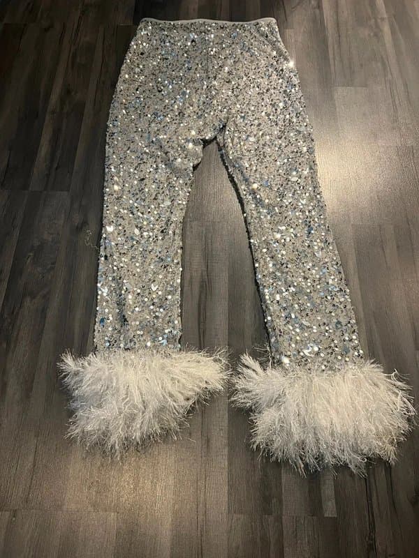 ASOS Asos luxe sequin trousers UK18