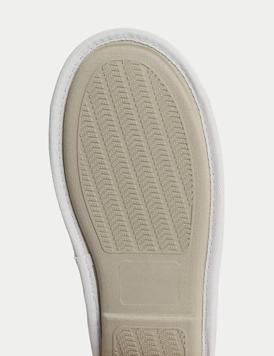 Marks & Spencer M&S Towelling Mule Slippers with Freshfeet™ Light Grey - 3