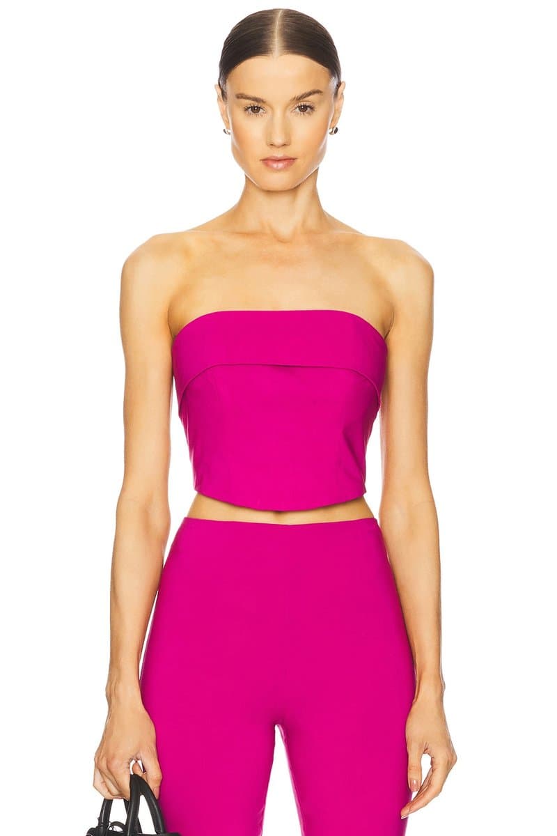 revolve Revolve Kai Bustier Top in Berry Pink