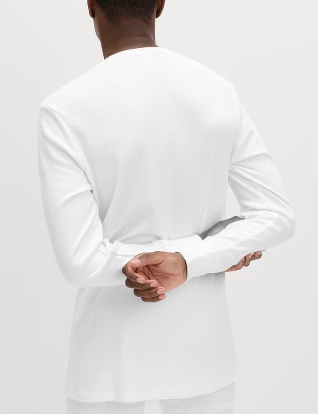 Marks & Spencer M&S Heatgen™ Medium Thermal Long Sleeve Tops White - 3