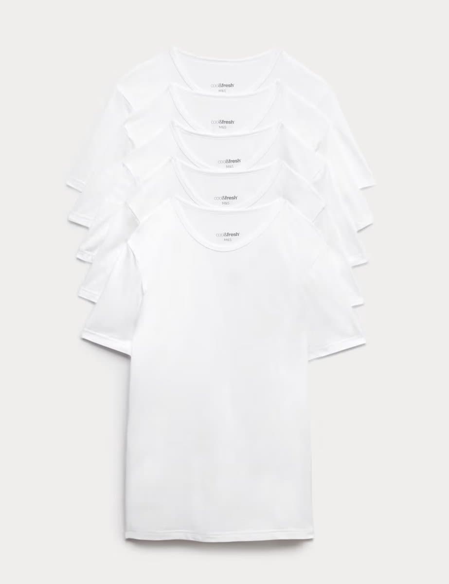 Marks & Spencer M&S White Cool & Fresh™ Stretch Vests