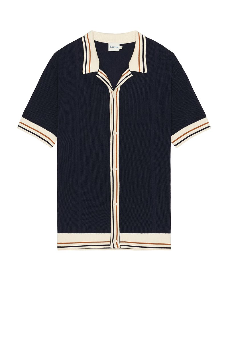 revolve Stevie Waffle Ribbed Knit Polo - 2