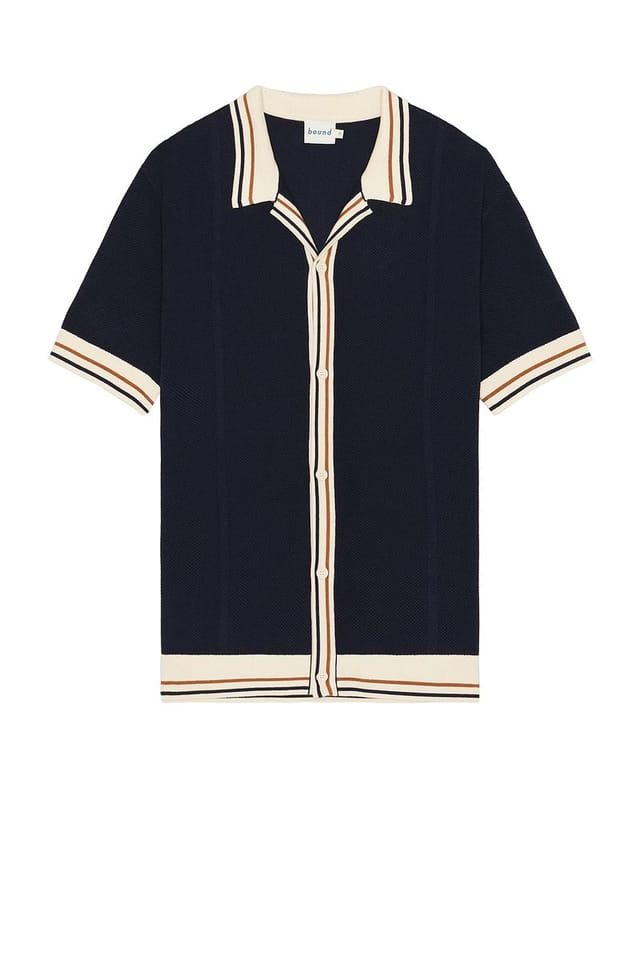 revolve Stevie Waffle Ribbed Knit Polo - 2
