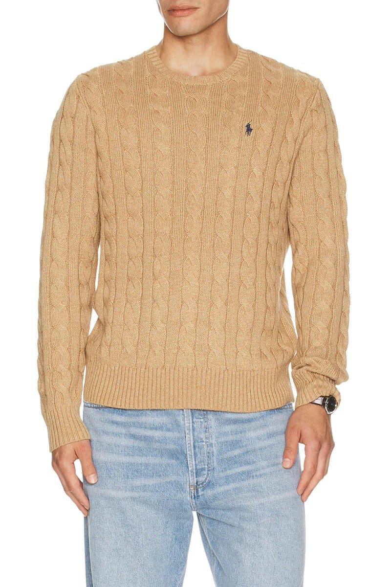 revolve Cable Knit Crewneck Sweater - 4