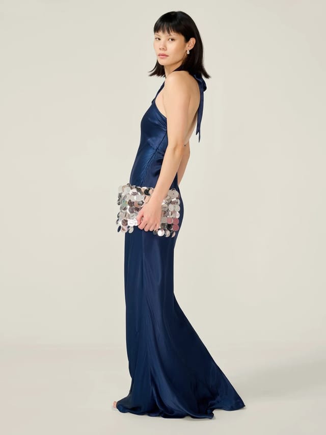 OMNES Arles Dress in Navy - 3