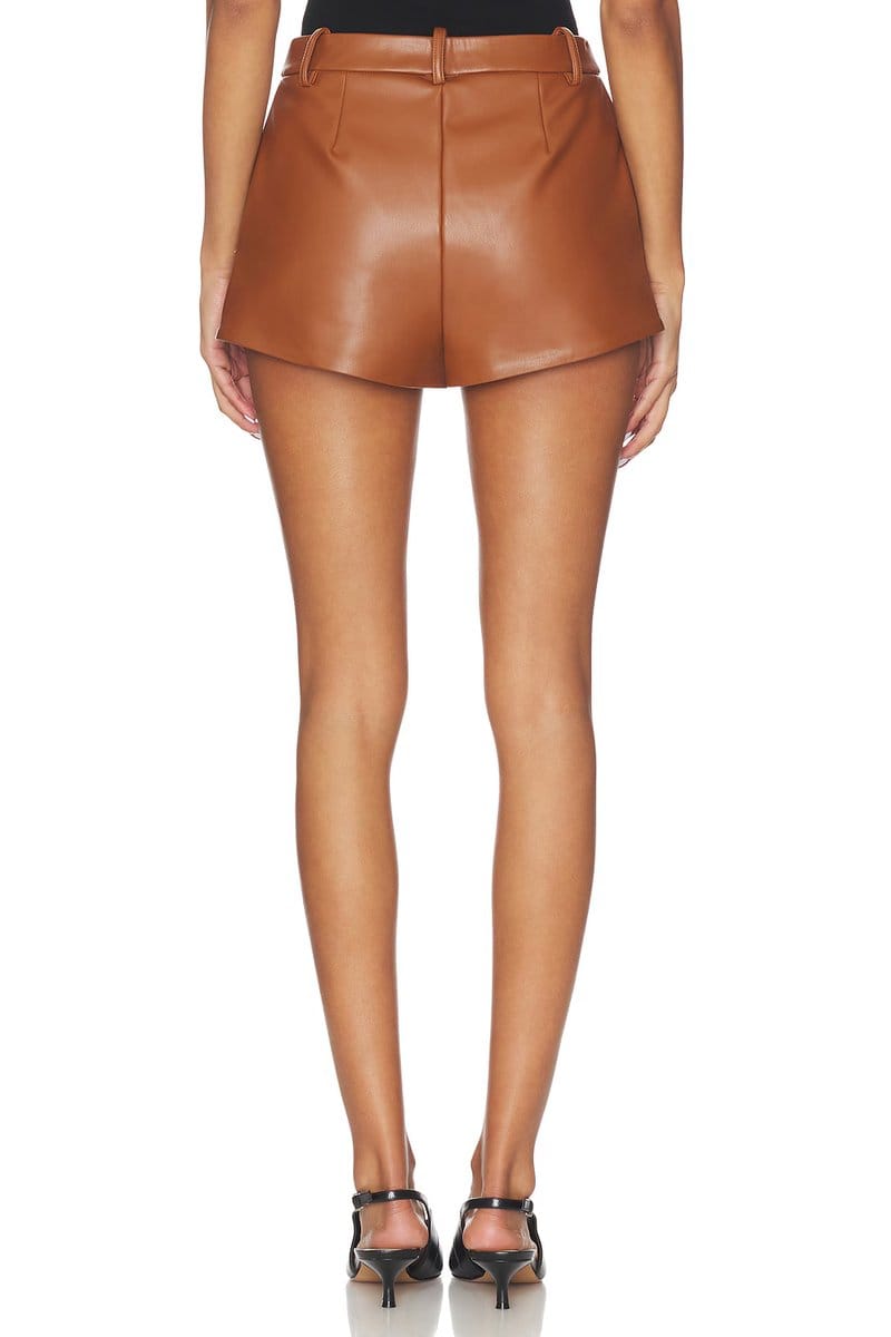revolve Gemma Faux Leather Short - 4