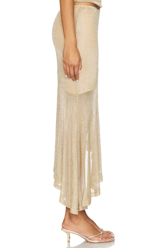 revolve Elaine Flounce Midi Skirt - 2