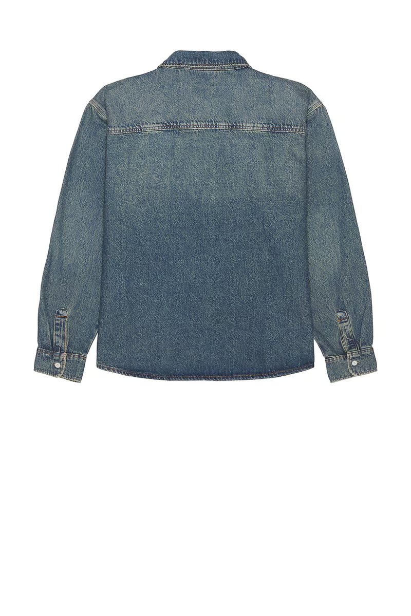 revolve Mechanic Long Sleeve Denim Shirt - 2