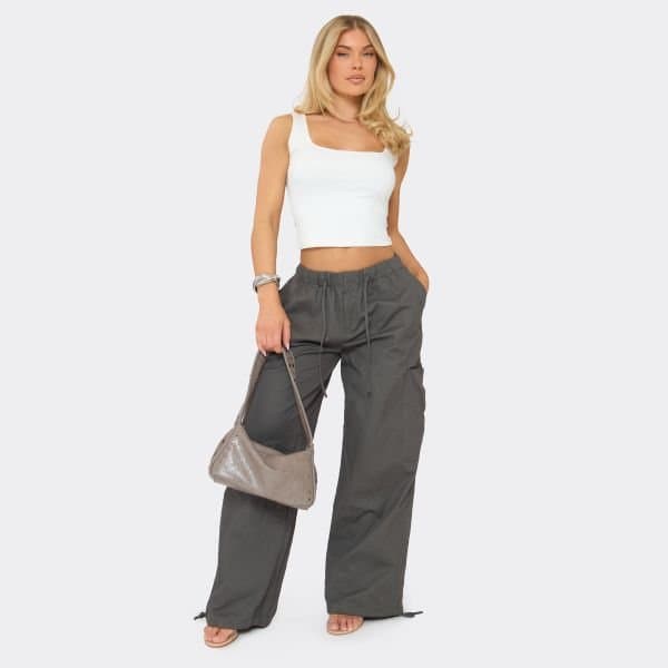 EGO EGO Charcoal Grey Utility Pants