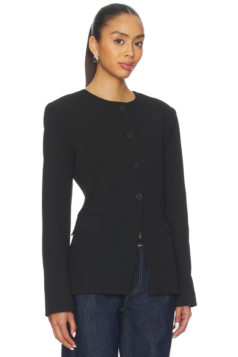 revolve Keki Collarless Blazer - 2