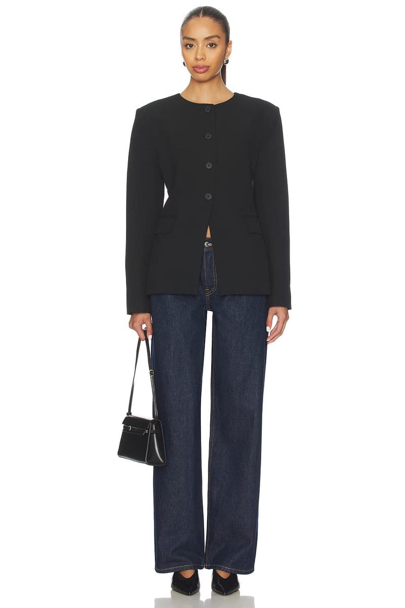 revolve Keki Collarless Blazer - 4