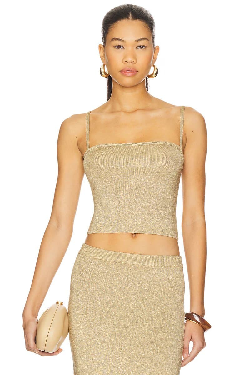 revolve Revolve Carla Tank in Gold