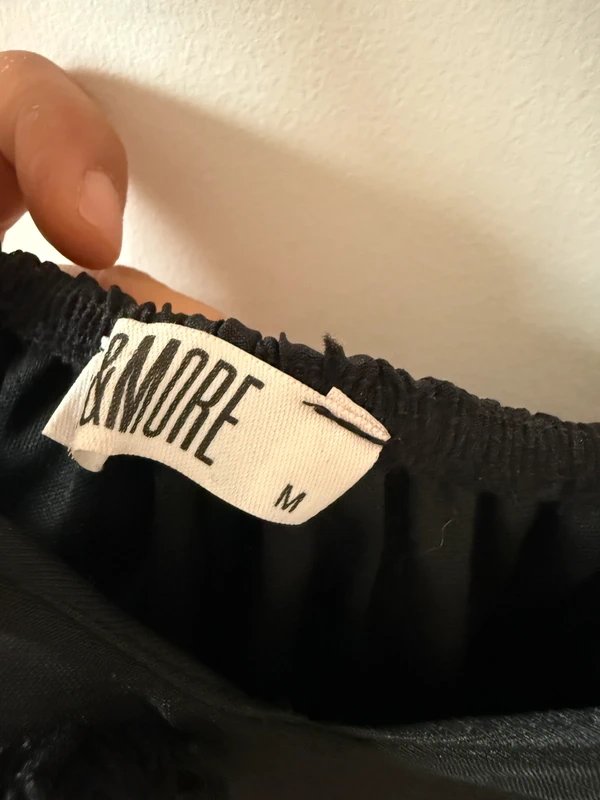 Mango Black Tulle Maxi Dress - 3