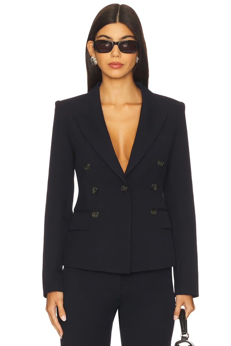 revolve Revolve Elegant Mini Not A Db Blazer in Deep Navy