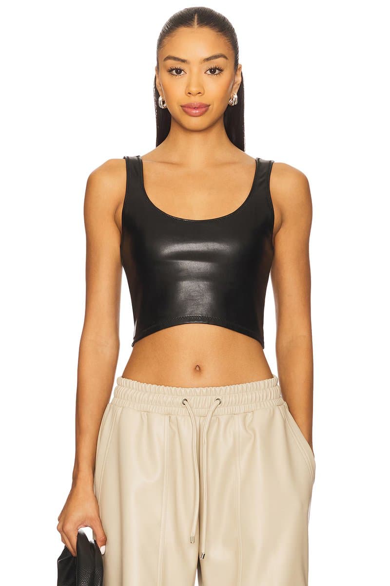revolve Leather Tank Top