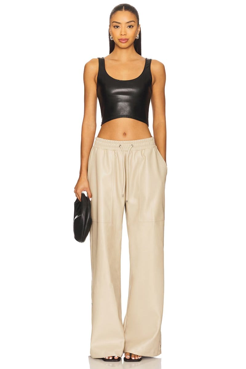 revolve Leather Tank Top - 4
