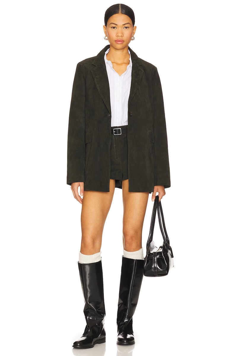 revolve Madalena Suede Blazer - 4