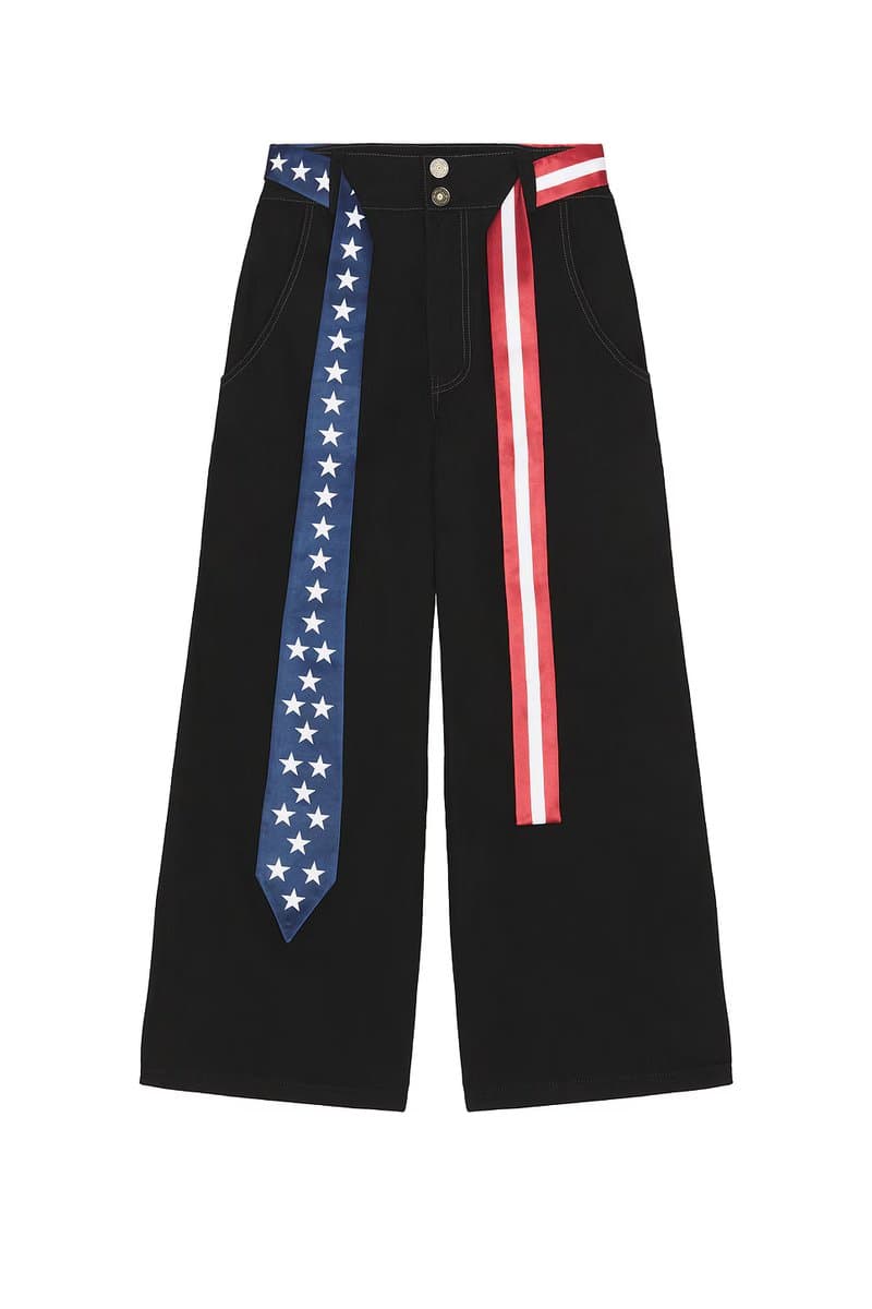 revolve Revolve Baggy Pants with USA Flag Design in Black