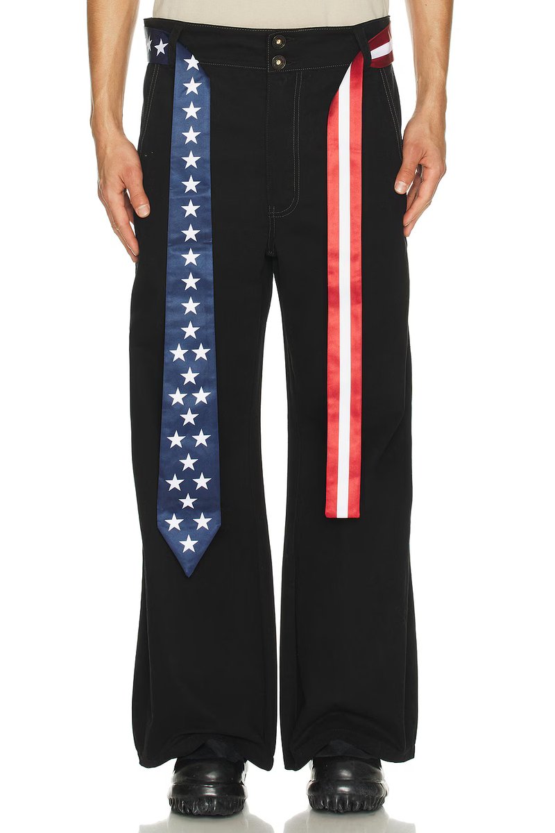 revolve Tied Baggy Pants - 3