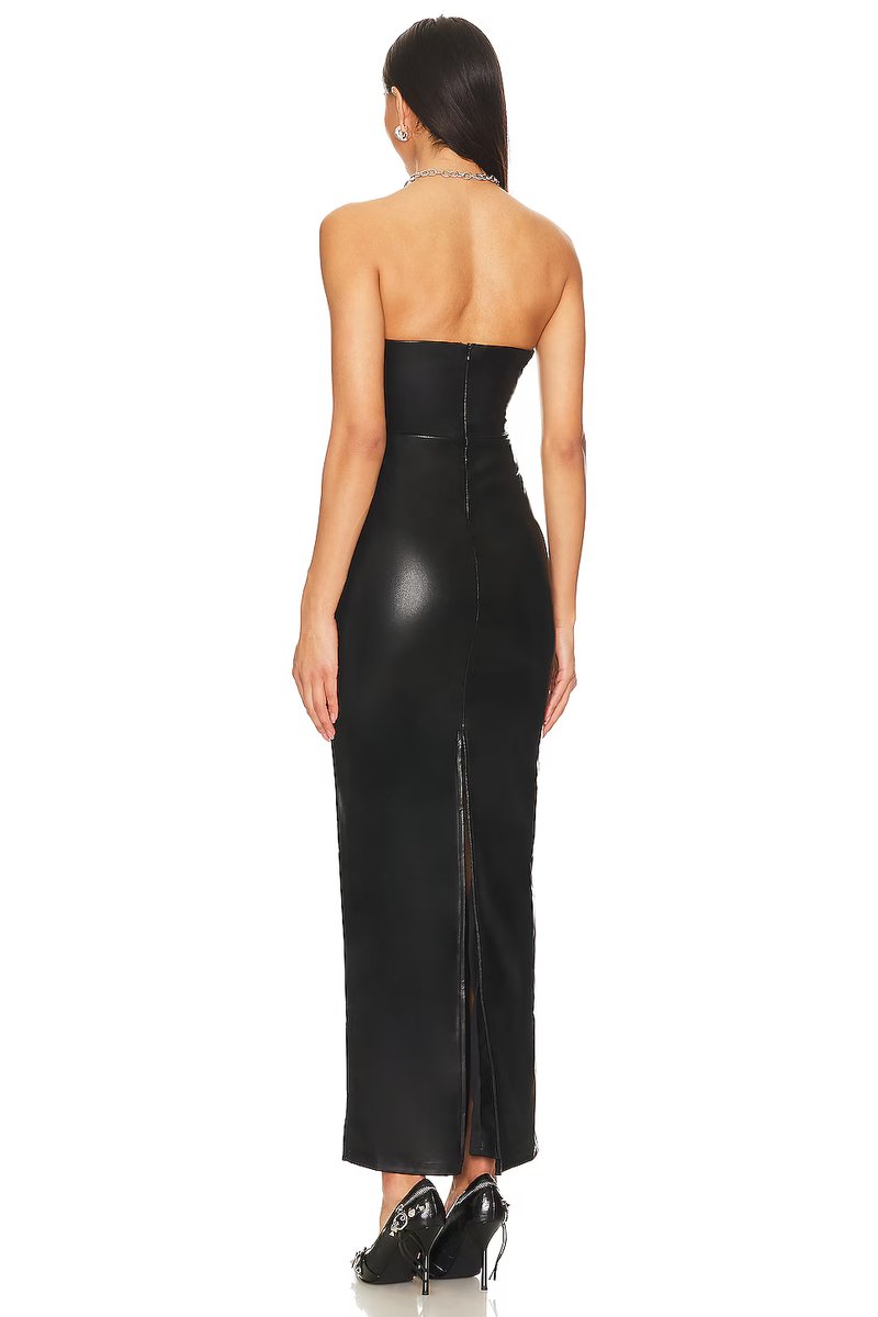 revolve Alexandra Faux Leather Dress - 3