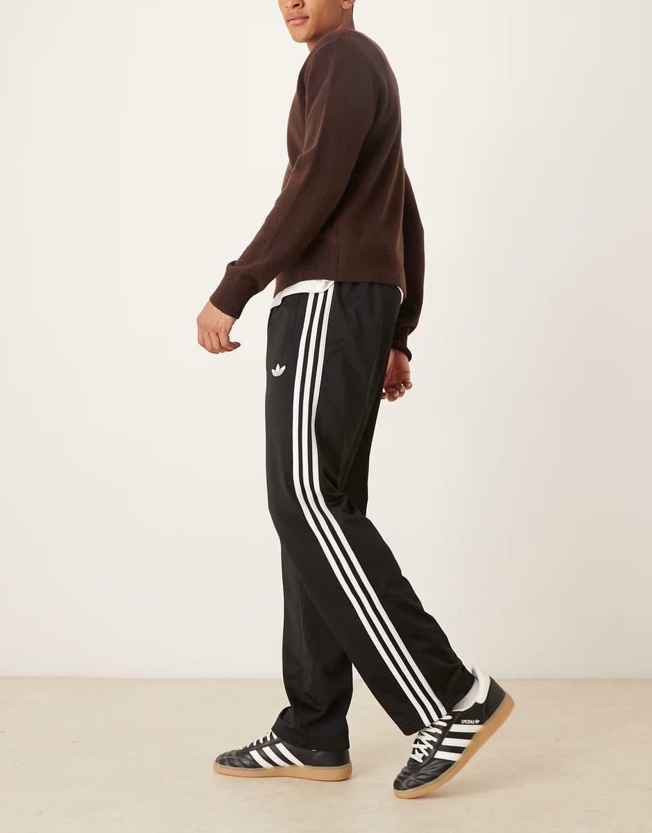 ASOS adidas Originals Firebird track pants in black