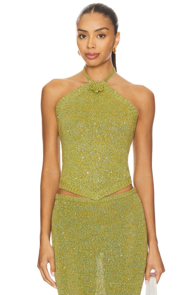 revolve Teresa Scarf Top