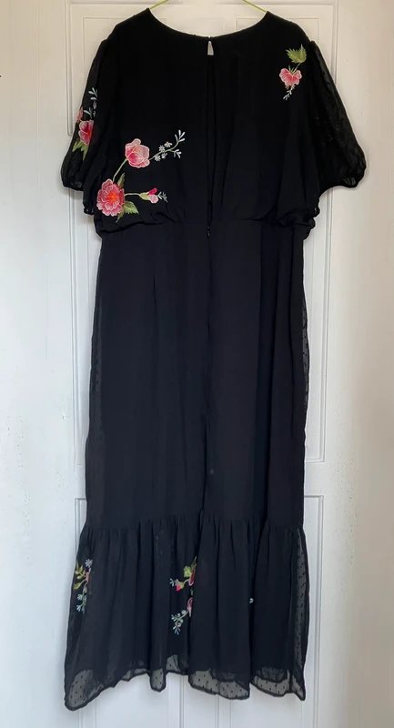 ASOS ASOS embroidered floral dress size uk 22 - 3