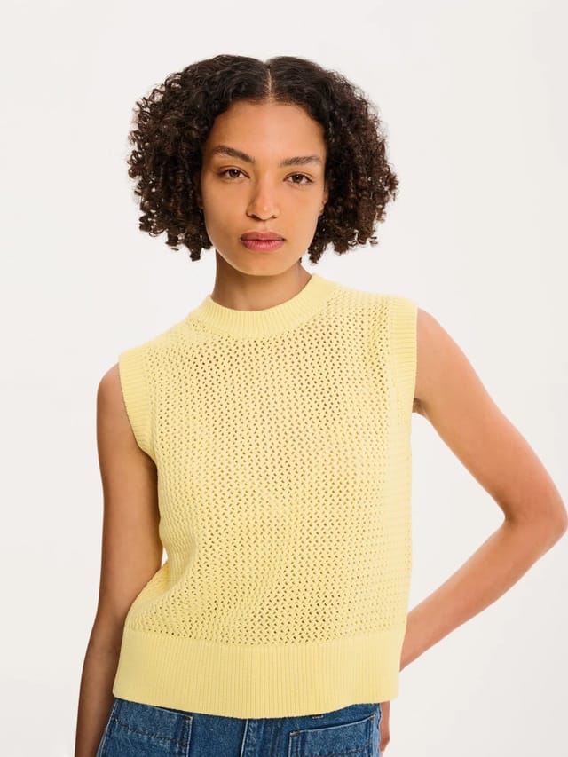 OMNES Effie Tank in Yellow - 2