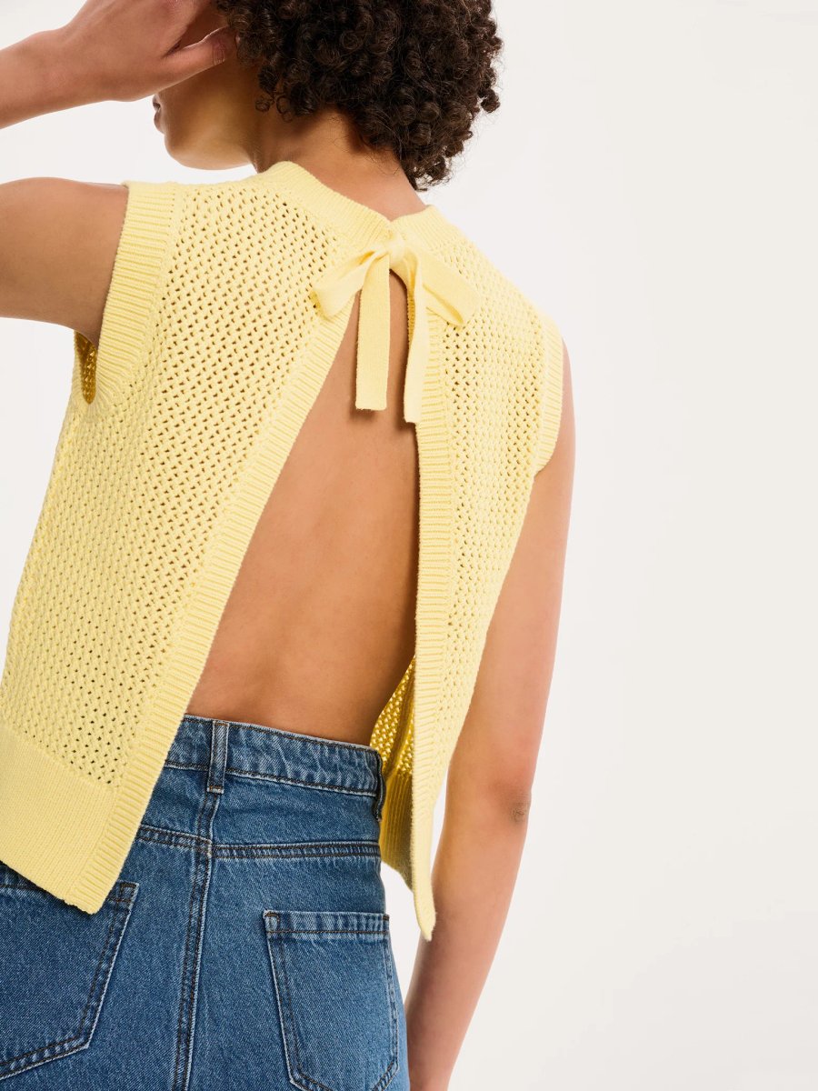 OMNES Effie Tank in Yellow - 3