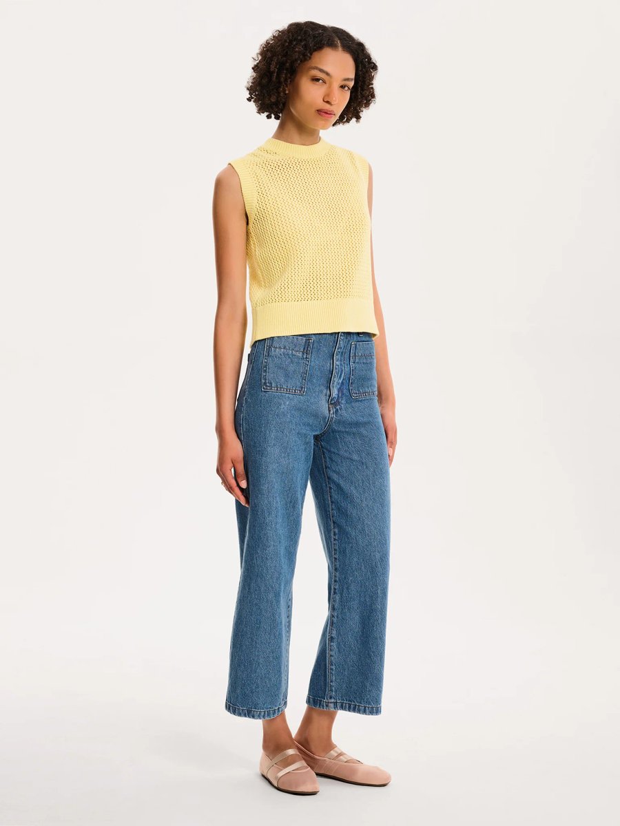 OMNES Effie Tank in Yellow - 4