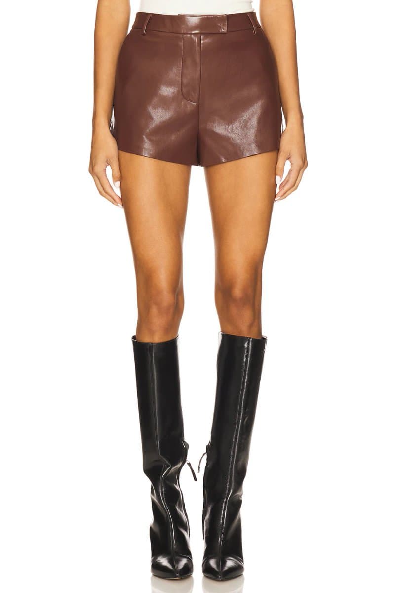 revolve x REVOLVE Demi Faux Leather Short
