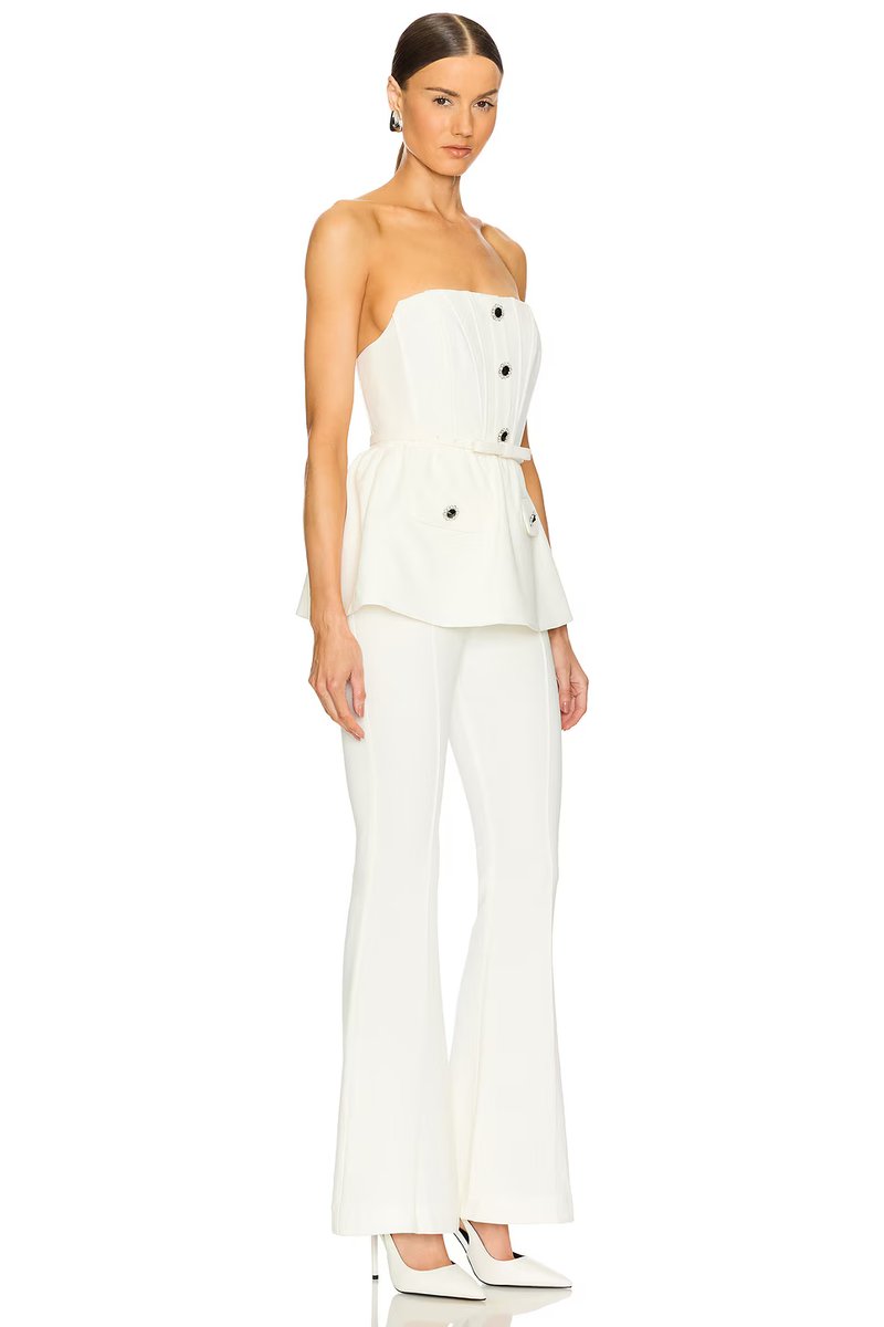 revolve Stretch Crepe Jumpsuit - 2