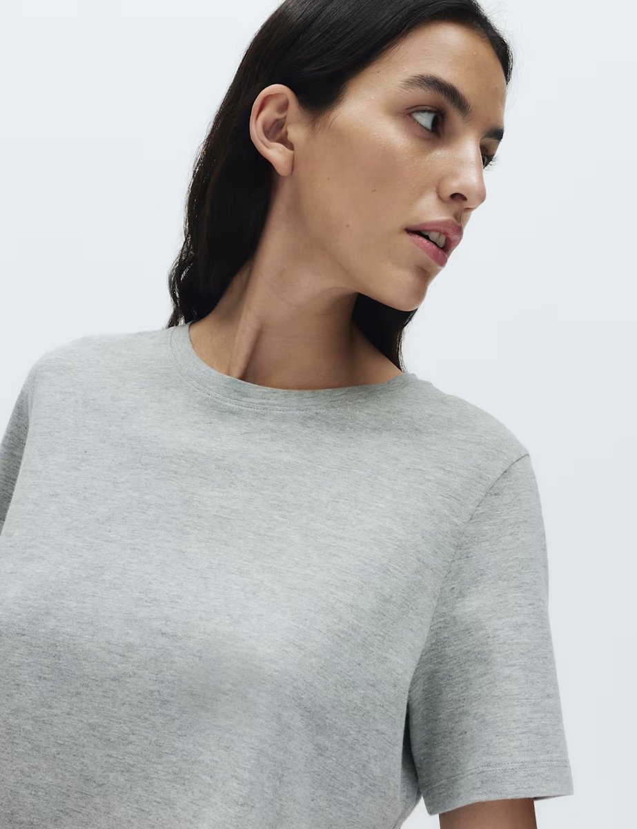 Marks & Spencer M&S 2 Pack Cotton Rich Jersey Woven Shortie Pyjama Sets Grey Mix - 3