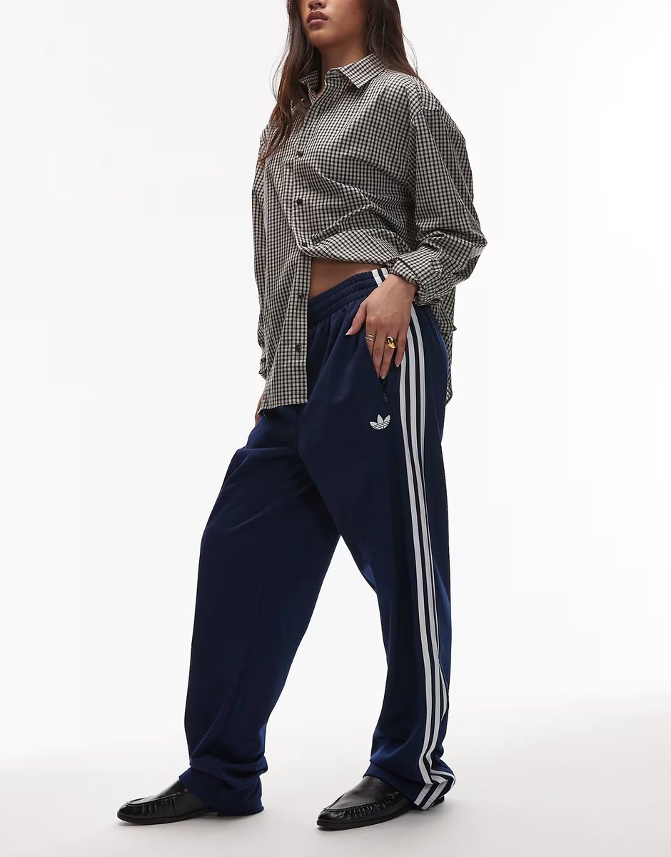 ASOS adidas Originals Firebird track pants in navy - 3