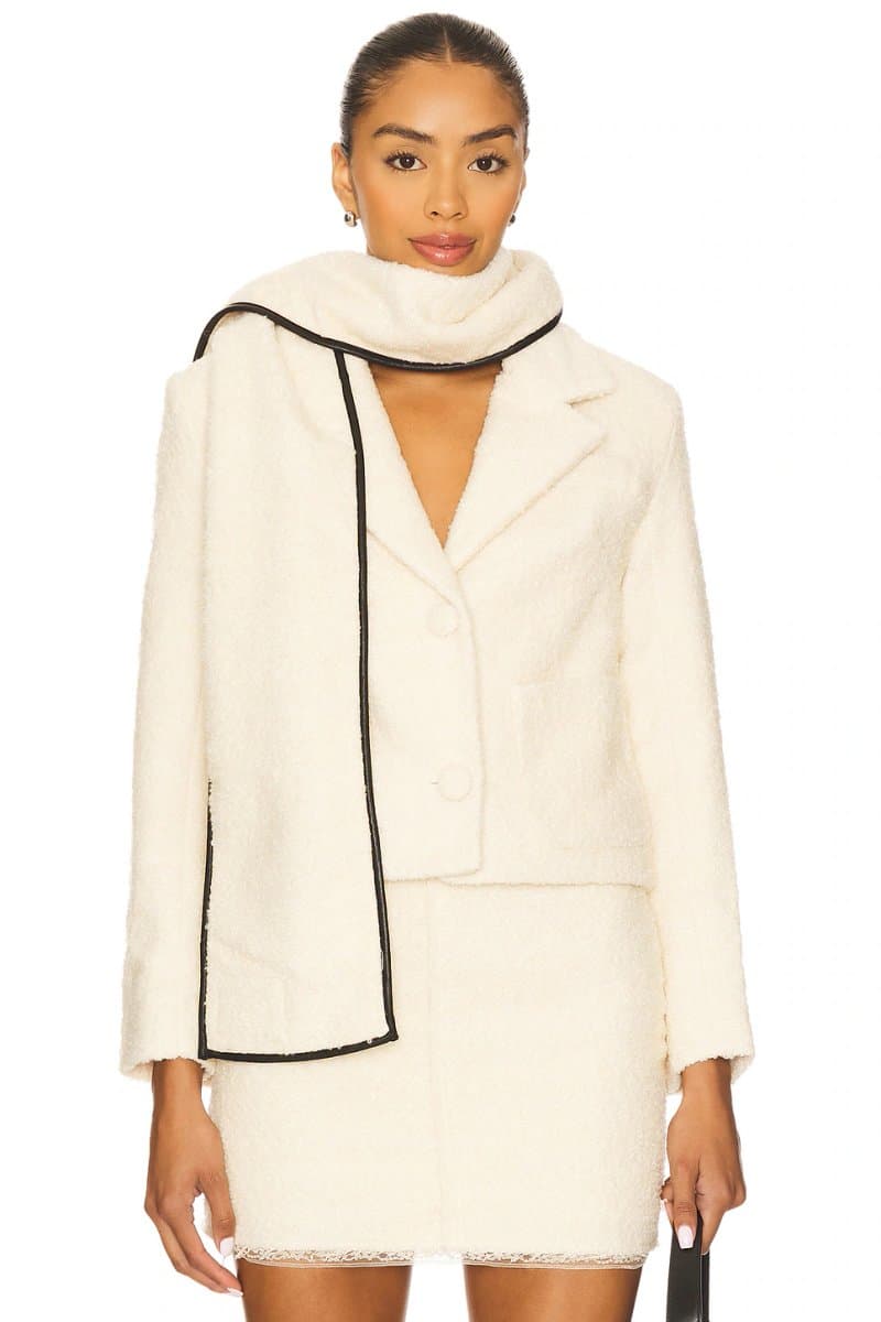 revolve Creamer Tweed Jacket