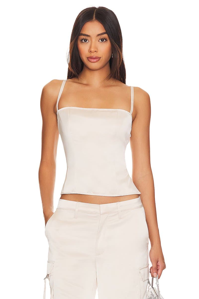 revolve Revolve Butterfly Corset in Cream