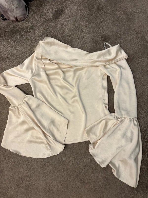 ASOS Cream ASOS Luxe top